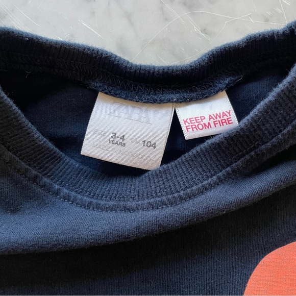 Zara Toddler Graphic Tee 3-4Y - Toddler Boy T-Shirt - Zara Kids Clothes - Picture 3 of 4